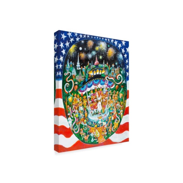 Bill Bell 'God Bless America' Canvas Art,24x32